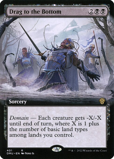 Dominaria United - 401 - Drag to the Bottom - Rare - B - Non-foil