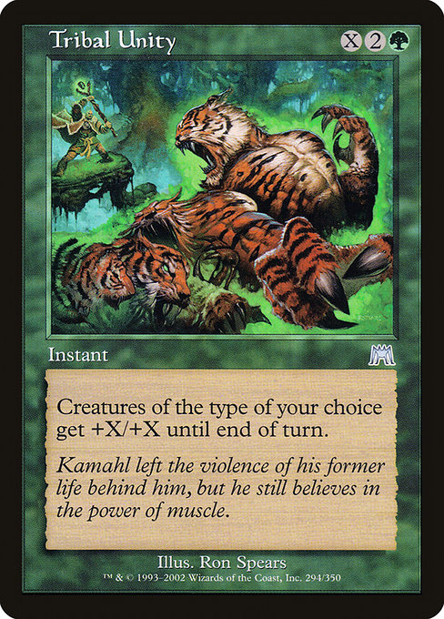 Onslaught - 294 - Tribal Unity - Uncommon - G - Non-foil