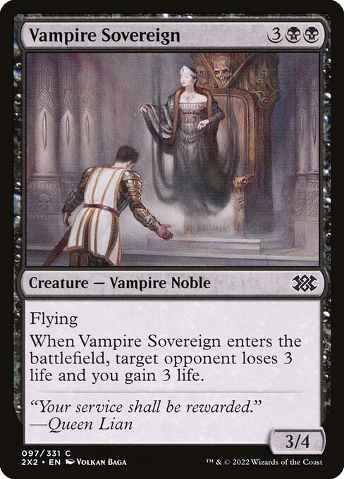 Double Masters 2022 - 97 - Vampire Sovereign - Common - B - Non-foil