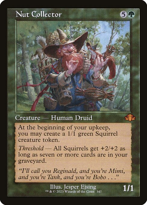 Dominaria Remastered - 347 - Nut Collector - Mythic - G - Foil