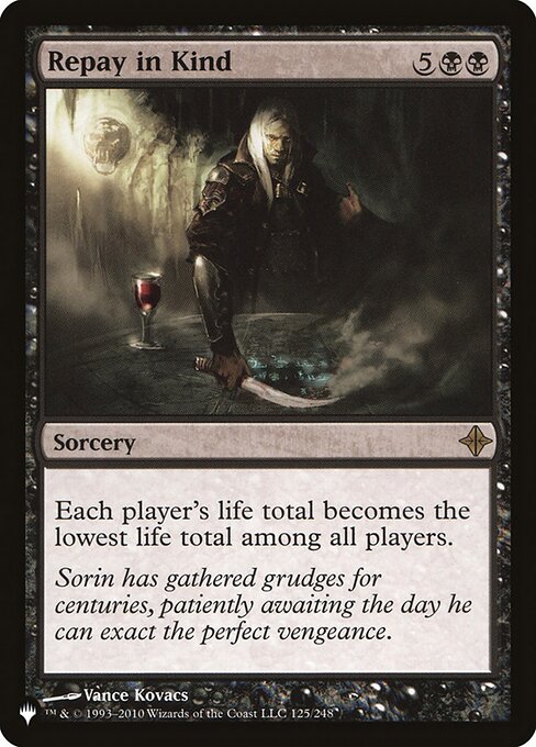 The List - ROE-125 - Repay in Kind - Rare - B - Non-foil