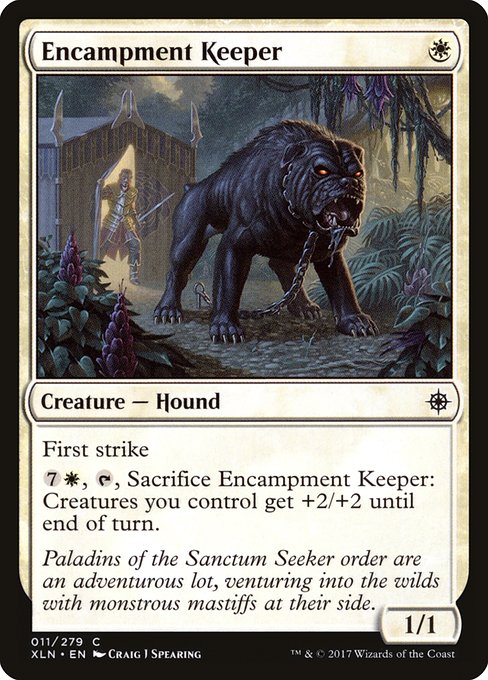 Ixalan - 11 - Encampment Keeper - Common - W - Non-foil