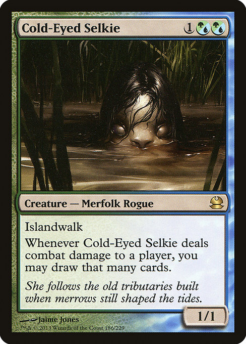 Modern Masters - 186 - Cold-Eyed Selkie - Rare - UG - Non-foil