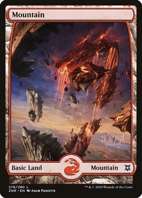 Zendikar Rising - 276 - Mountain - Common - C - Foil