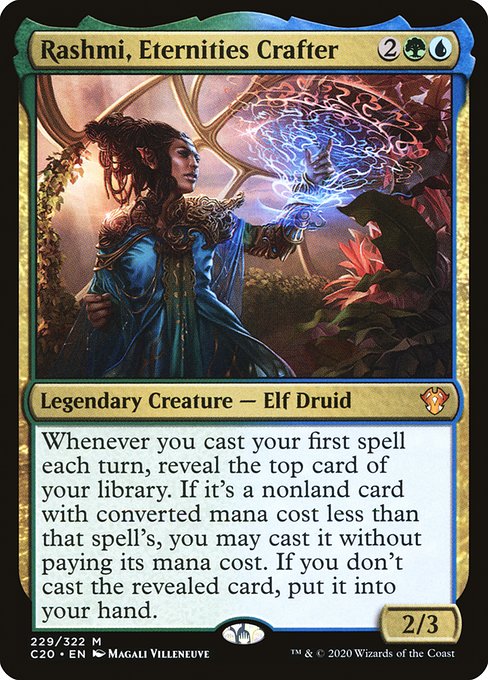 Commander 2020 - 229 - Rashmi, Eternities Crafter - Mythic - UG - Non-foil