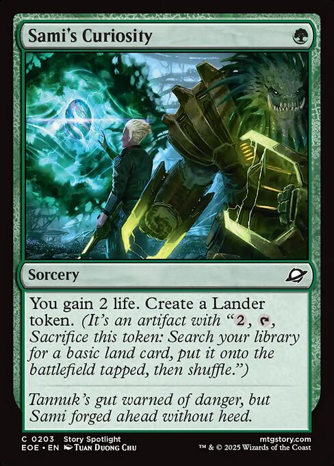 Edge of Eternities - 203 - Sami's Curiosity - Common - G - Non-foil