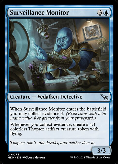 Murders at Karlov Manor - 73 - Surveillance Monitor - Uncommon - U - Non-foil