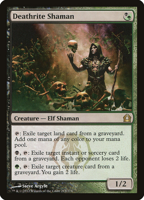 Return to Ravnica - 213 - Deathrite Shaman - Rare - BG - Non-foil