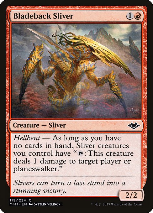Modern Horizons - 119 - Bladeback Sliver - Common - R - Non-foil