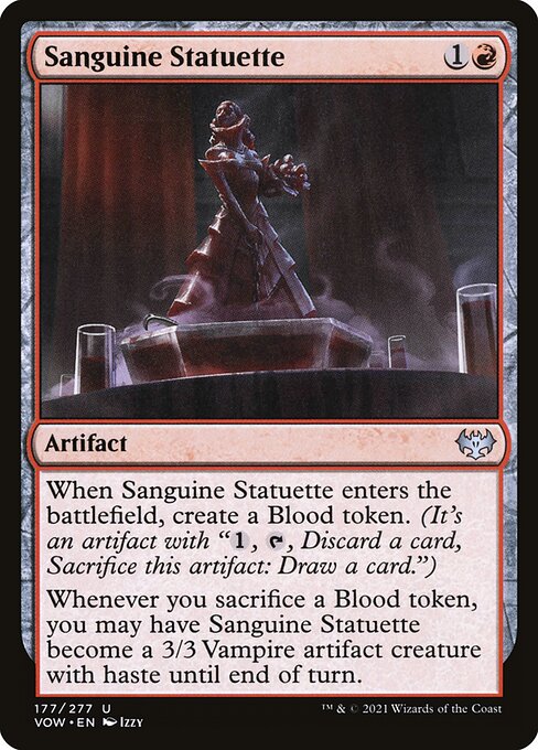 Innistrad: Crimson Vow - 177 - Sanguine Statuette - Uncommon - R - Non-foil