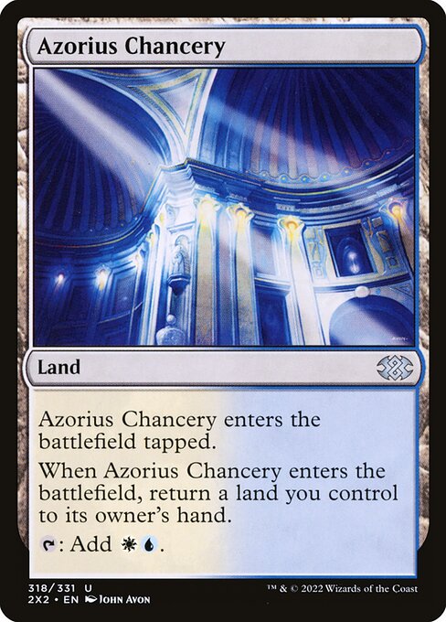 Double Masters 2022 - 318 - Azorius Chancery - Uncommon - C - Non-foil