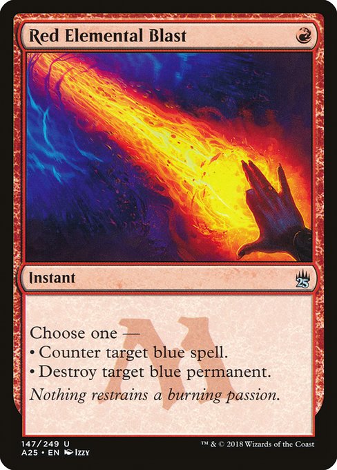 Masters 25 - 147 - Red Elemental Blast - Uncommon - R - Non-foil