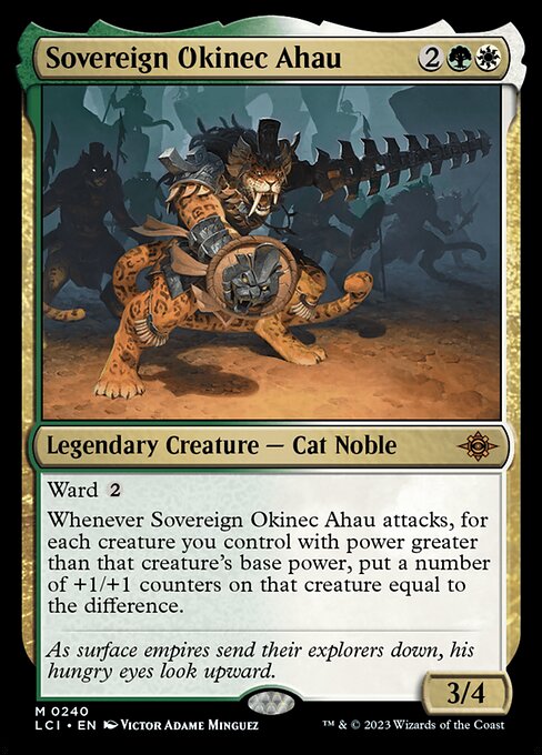 The Lost Caverns of Ixalan - 240 - Sovereign Okinec Ahau - Mythic - WG - Non-foil
