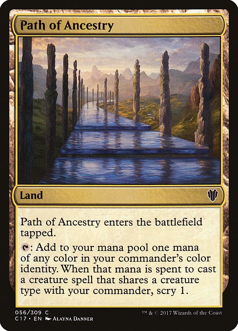 Commander 2017 - 56 - Path of Ancestry - Common - C - Non-foil