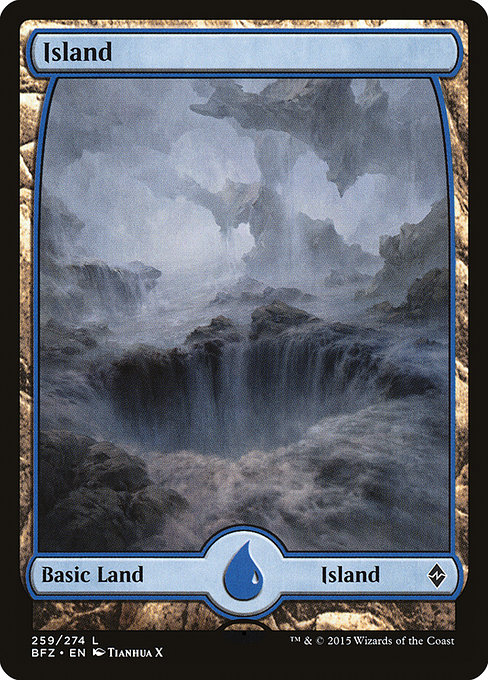 Battle for Zendikar - 259 - Island - Common - C - Foil