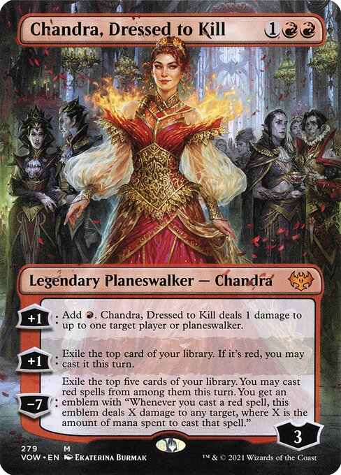 Innistrad: Crimson Vow - 279 - Chandra, Dressed to Kill - Mythic - R - Non-foil