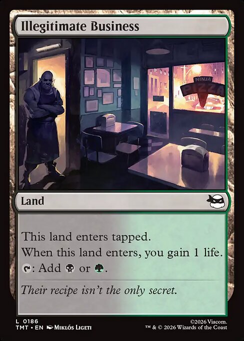 Teenage Mutant Ninja Turtles - 186 - Illegitimate Business - Common - C - Non-foil