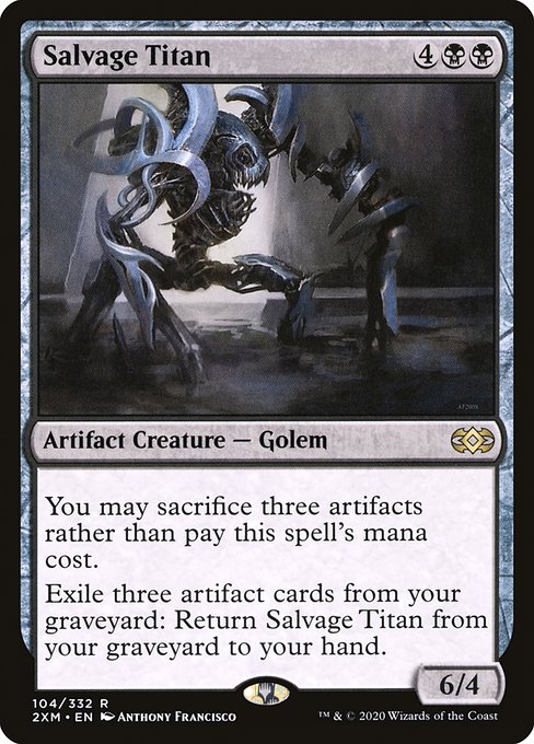 Double Masters - 104 - Salvage Titan - Rare - B - Non-foil