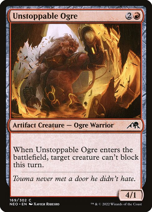 Kamigawa: Neon Dynasty - 169 - Unstoppable Ogre - Common - R - Non-foil