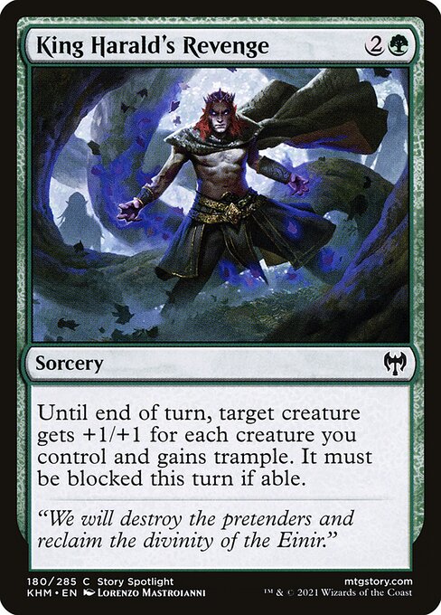 Kaldheim - 180 - King Harald's Revenge - Common - G - Non-foil
