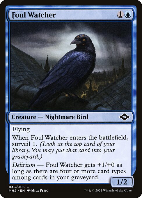Modern Horizons 2 - 43 - Foul Watcher - Common - U - Non-foil