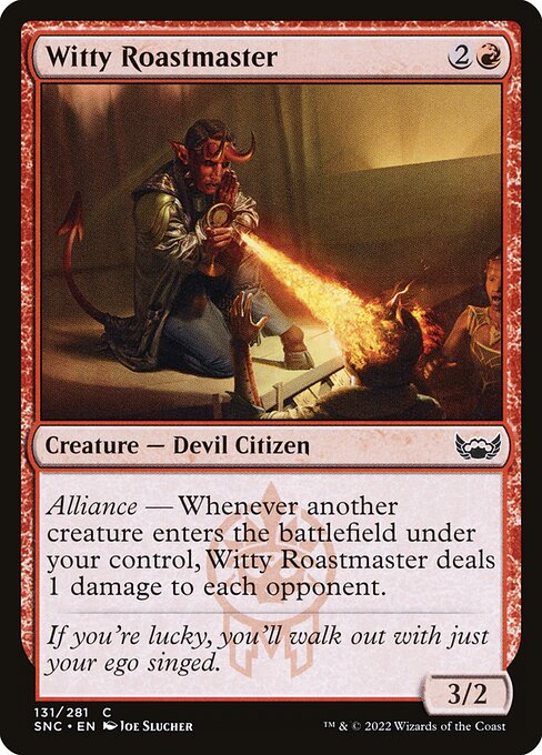 Streets of New Capenna - 131 - Witty Roastmaster - Common - R - Non-foil