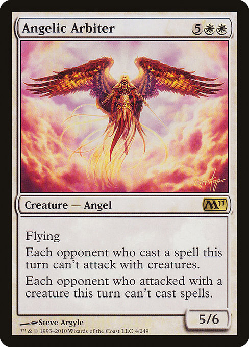 Magic 2011 - 4 - Angelic Arbiter - Rare - W - Non-foil
