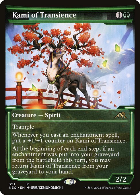 Kamigawa: Neon Dynasty - 391 - Kami of Transience - Rare - G - Non-foil
