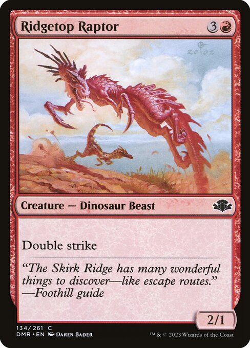 Dominaria Remastered - 134 - Ridgetop Raptor - Common - R - Non-foil
