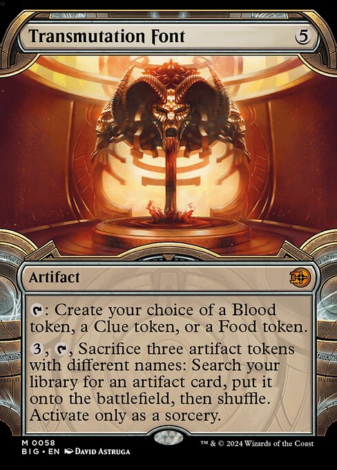 The Big Score - 58 - Transmutation Font - Mythic - C - Foil