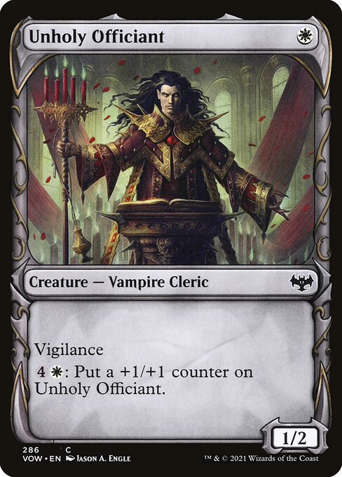 Innistrad: Crimson Vow - 286 - Unholy Officiant - Common - W - Non-foil