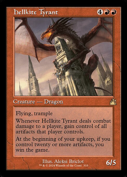 Ravnica Remastered - 333 - Hellkite Tyrant - Rare - R - Non-foil