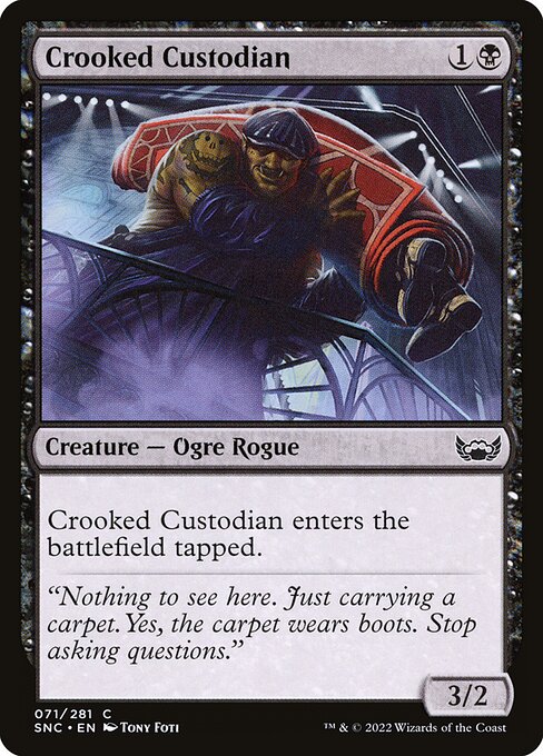 Streets of New Capenna - 71 - Crooked Custodian - Common - B - Non-foil