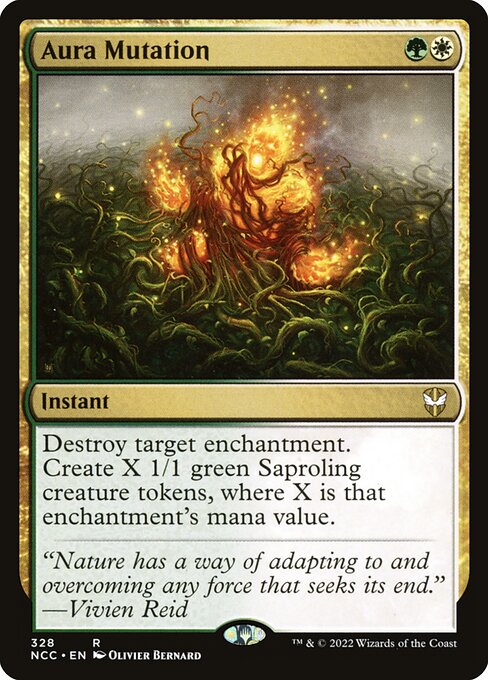 New Capenna Commander - 328 - Aura Mutation - Rare - WG - Non-foil