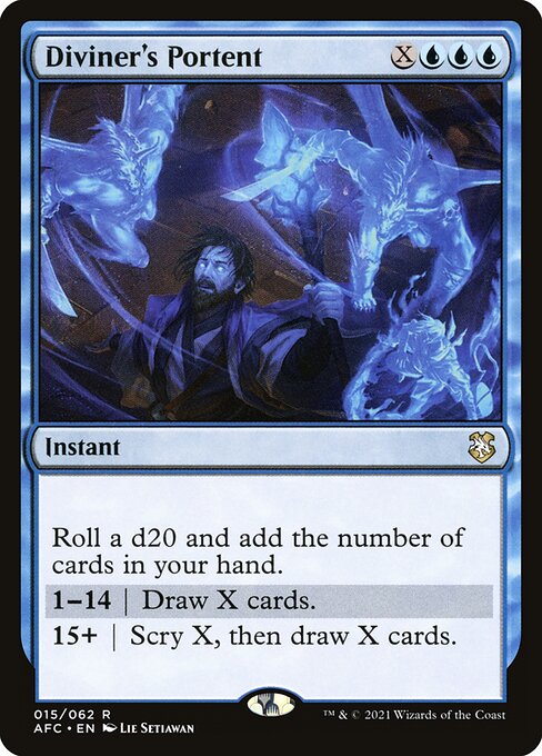 Forgotten Realms Commander - 15 - Diviner's Portent - Rare - U - Non-foil