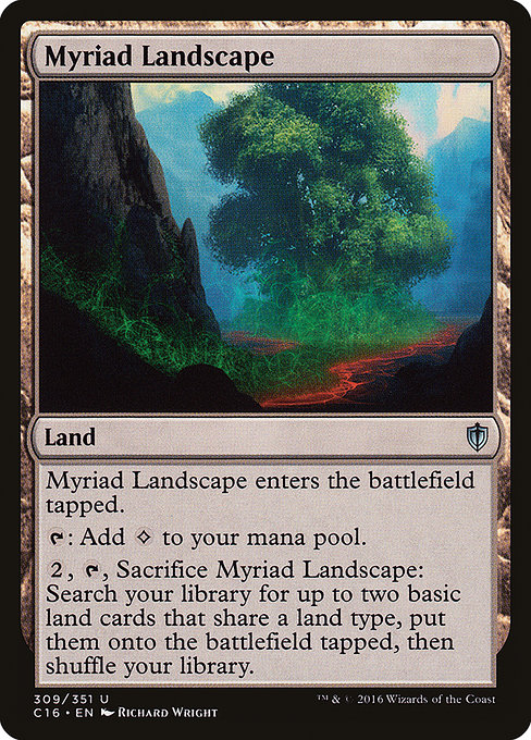 Commander 2016 - 309 - Myriad Landscape - Uncommon - C - Non-foil