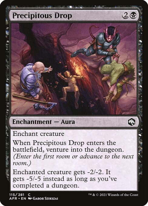 Adventures in the Forgotten Realms - 115 - Precipitous Drop - Common - B - Non-foil