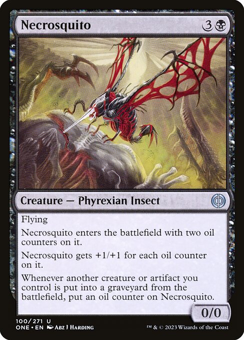 Phyrexia: All Will Be One - 100 - Necrosquito - Uncommon - B - Non-foil
