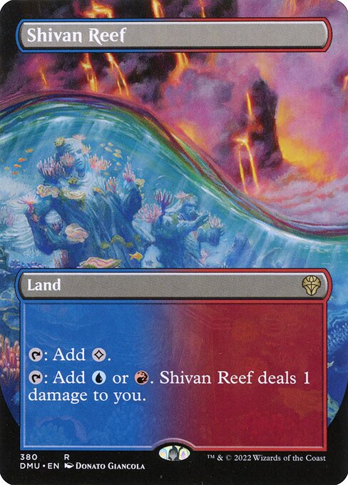 Dominaria United - 380 - Shivan Reef - Rare - C - Non-foil