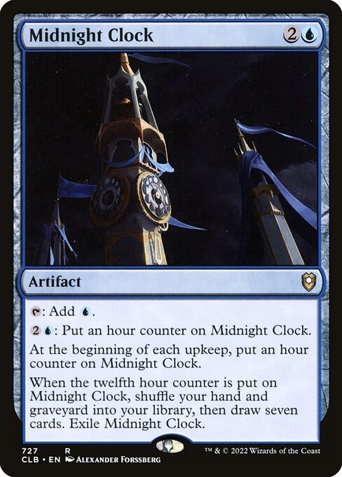 Commander Legends: Battle for Baldur's Gate - 727 - Midnight Clock - Rare - U - Non-foil