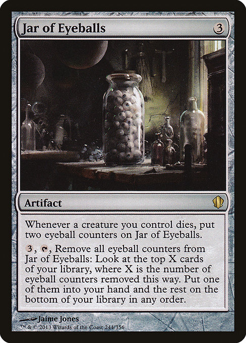 Commander 2013 - 244 - Jar of Eyeballs - Rare - C - Non-foil