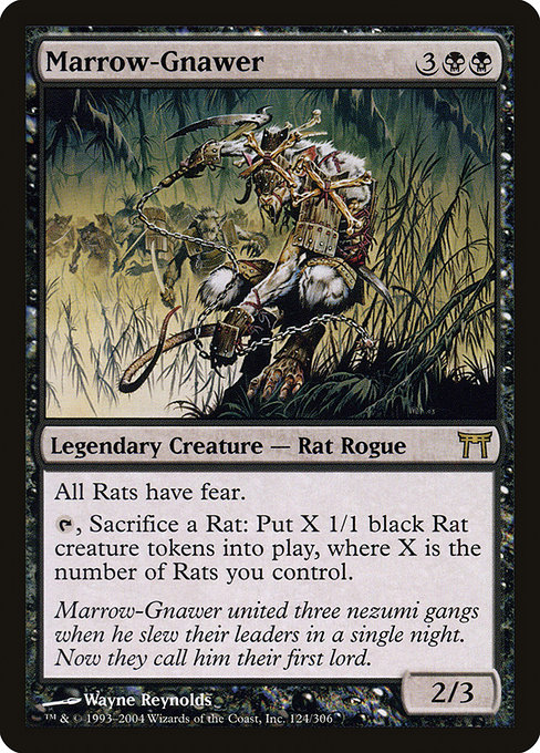 Champions of Kamigawa - 124 - Marrow-Gnawer - Rare - B - Non-foil