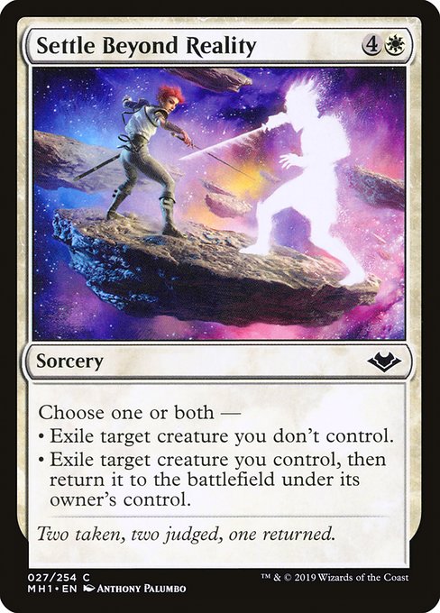 Modern Horizons - 27 - Settle Beyond Reality - Common - W - Non-foil