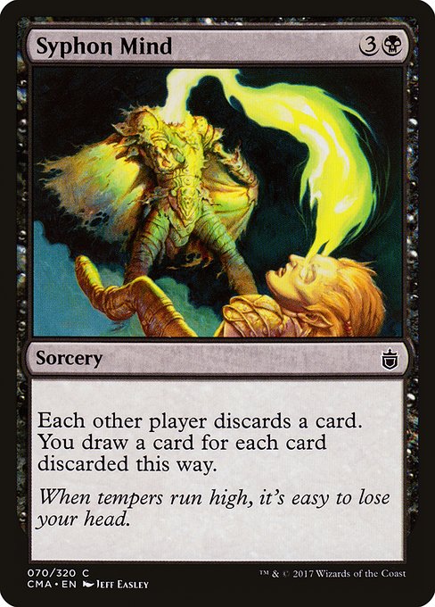 Commander Anthology - 70 - Syphon Mind - Common - B - Non-foil