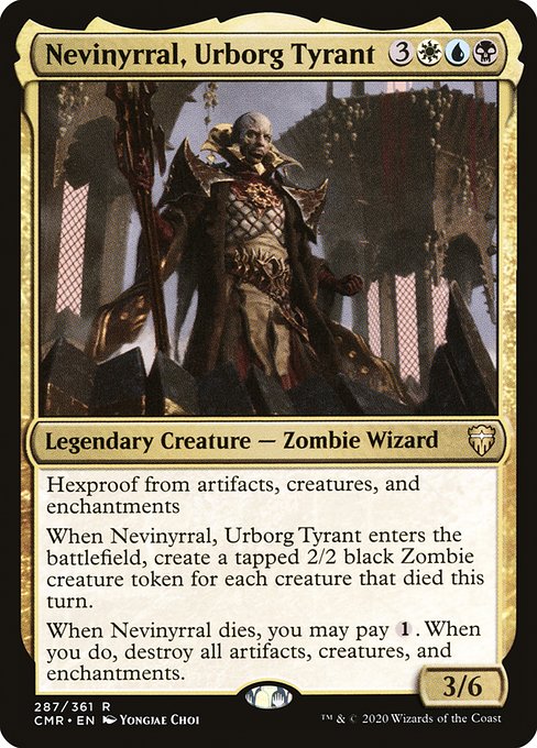 Commander Legends - 287 - Nevinyrral, Urborg Tyrant - Rare - Multi - Non-foil