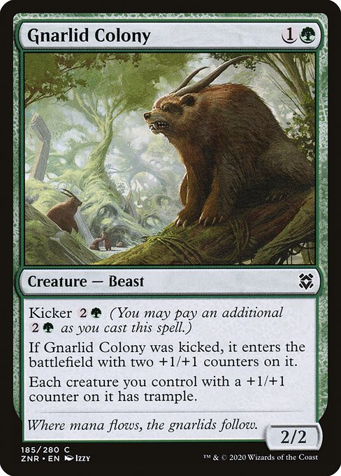 Zendikar Rising - 185 - Gnarlid Colony - Common - G - Non-foil