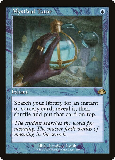 Dominaria Remastered - 289 - Mystical Tutor - Rare - U - Non-foil