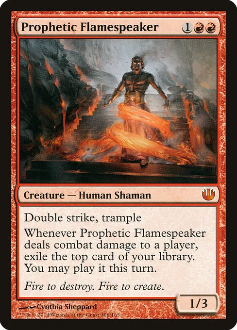 Journey into Nyx - 106 - Prophetic Flamespeaker - Mythic - R - Non-foil