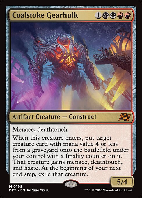 Aetherdrift - 198 - Coalstoke Gearhulk - Mythic - BR - Non-foil