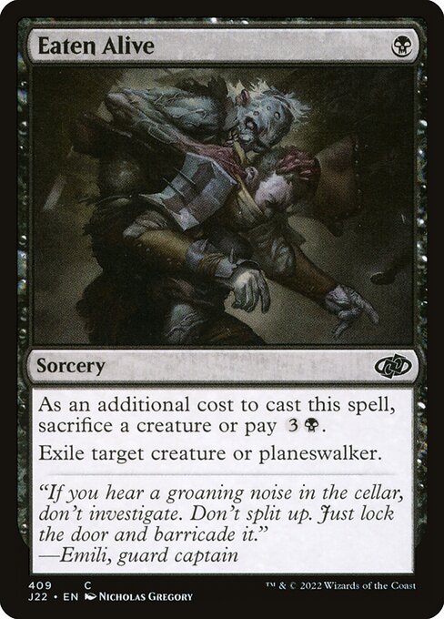 Jumpstart 2022 - 409 - Eaten Alive - Common - B - Non-foil